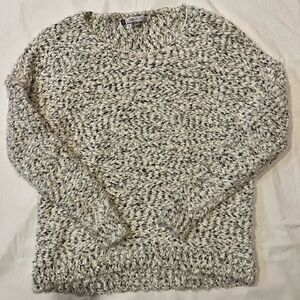 Jennifer Lopez Gold Black Speckles Oversized Small Sweater